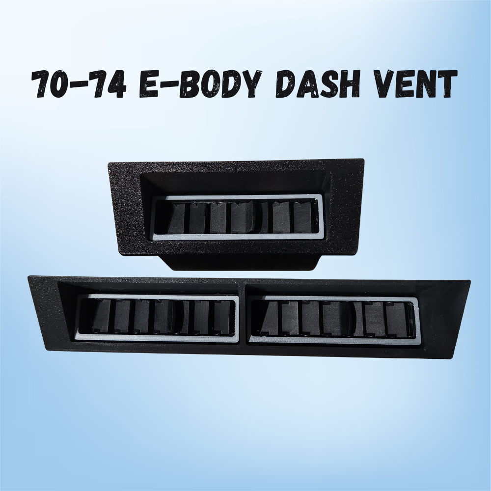 1970-74 Dodge Challenger Plymouth Barracuda Center And Passenger Dash Vent Combo