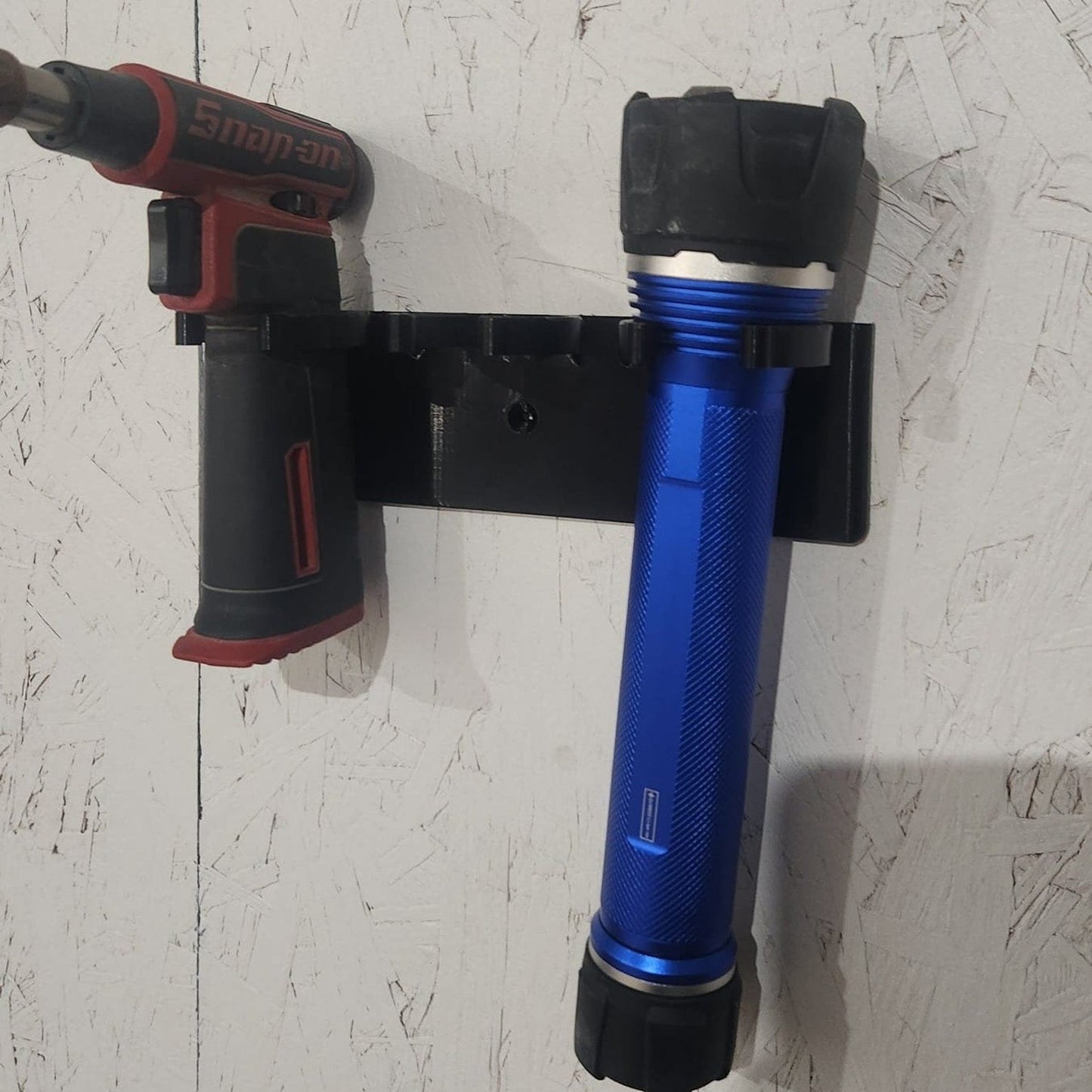 Snap-On Butane Torch Holder | Holds 3 Tools | Wall Mountable | Black