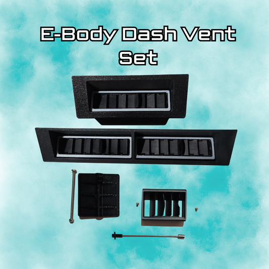 E-Body Mopar Complete Dash Vent Set