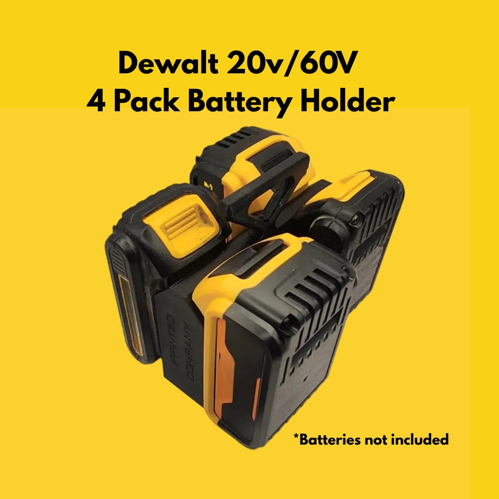 Dewalt 20V/60V 4 Pack Battery Carrier