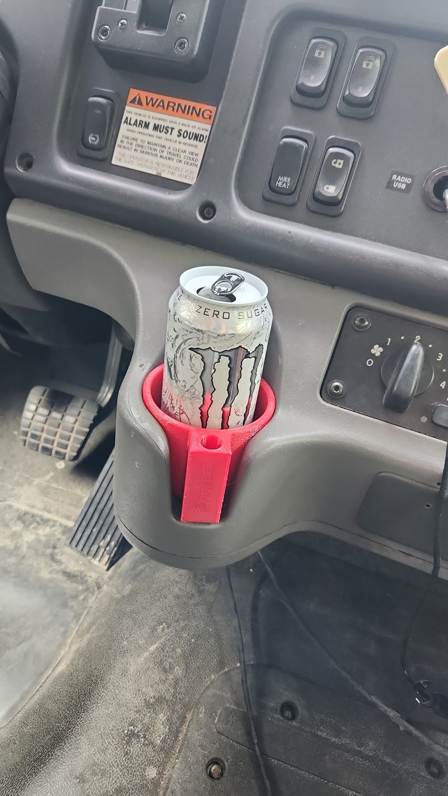 Cupholder Insert for Box Trucks